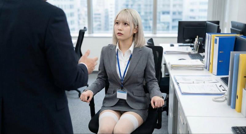 忙碌的办公室女性