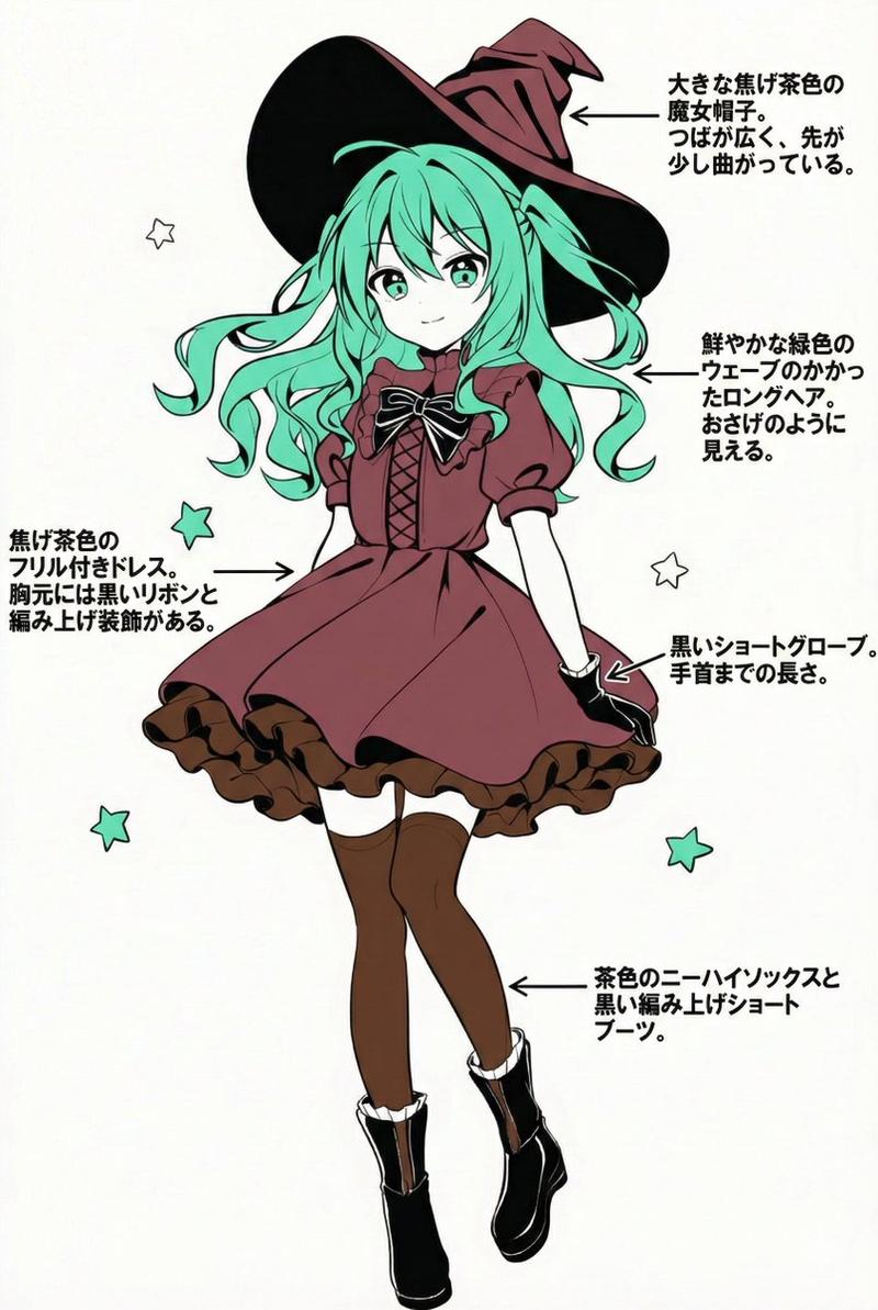 Character Feature Illustration