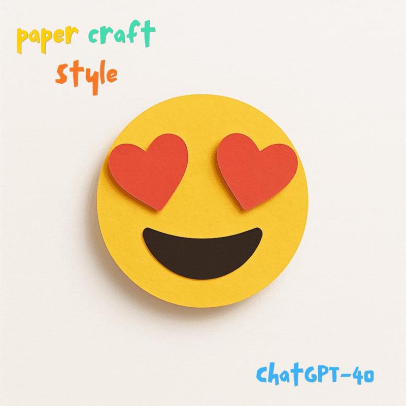 ChatGPT-4o 生成纸艺作品