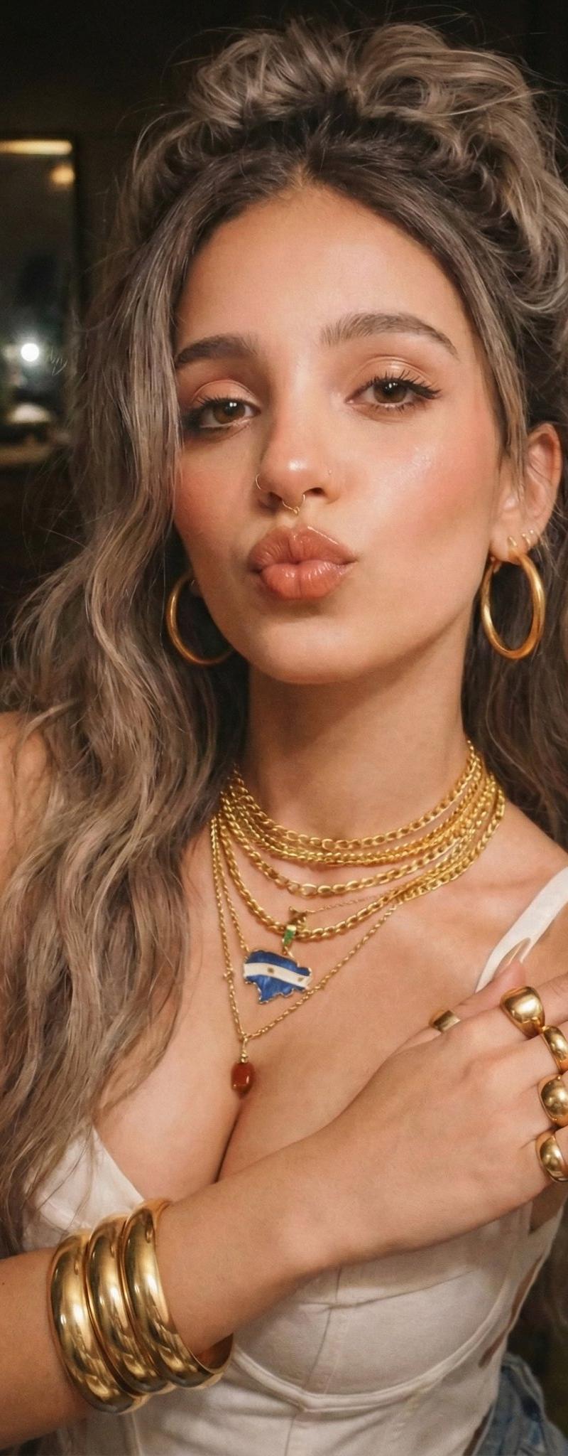 Gemini Nano Banana Pro - 自信性感年轻女性自拍