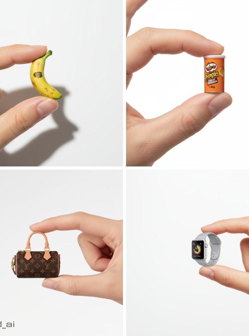 使用Nano Banana打造高端广告风格的迷你可爱产品照片