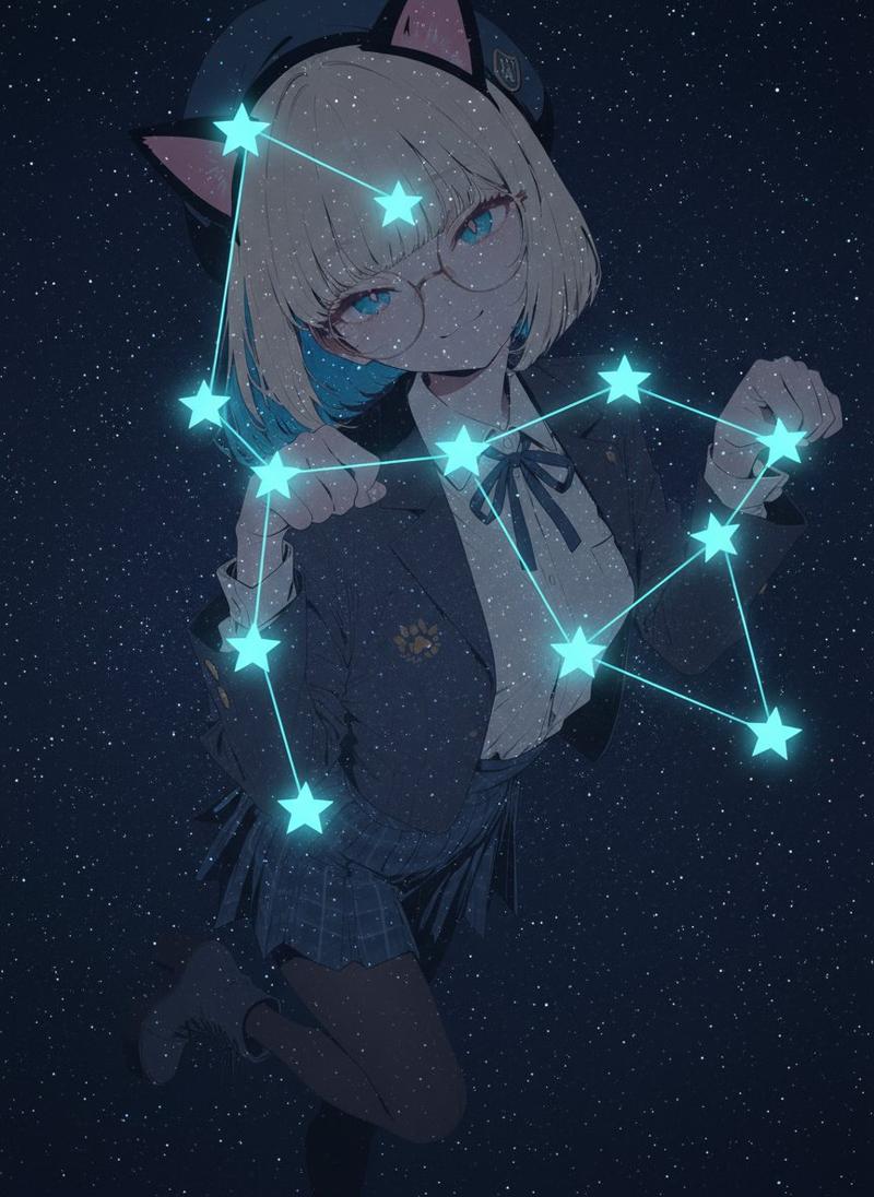 使用Nano Banana创作原创星座图像