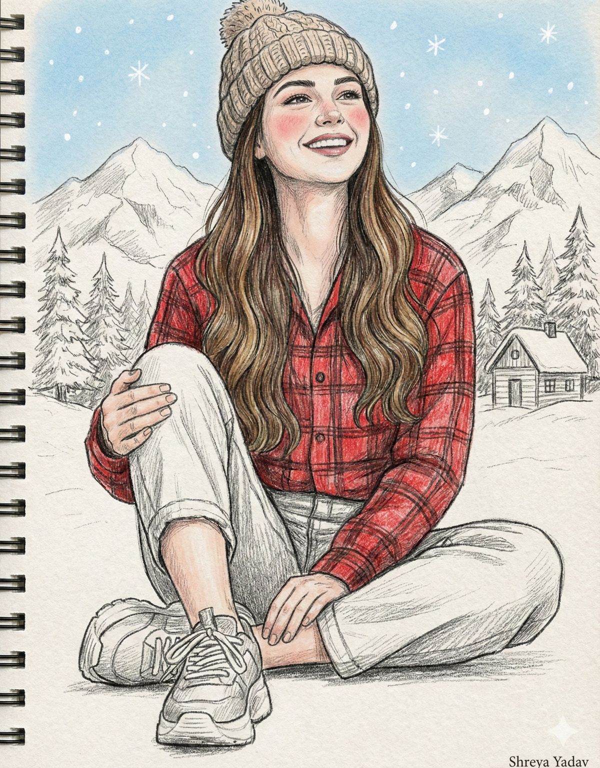 使用Gemini ai Nano Banana创建自己的彩色铅笔素描肖像