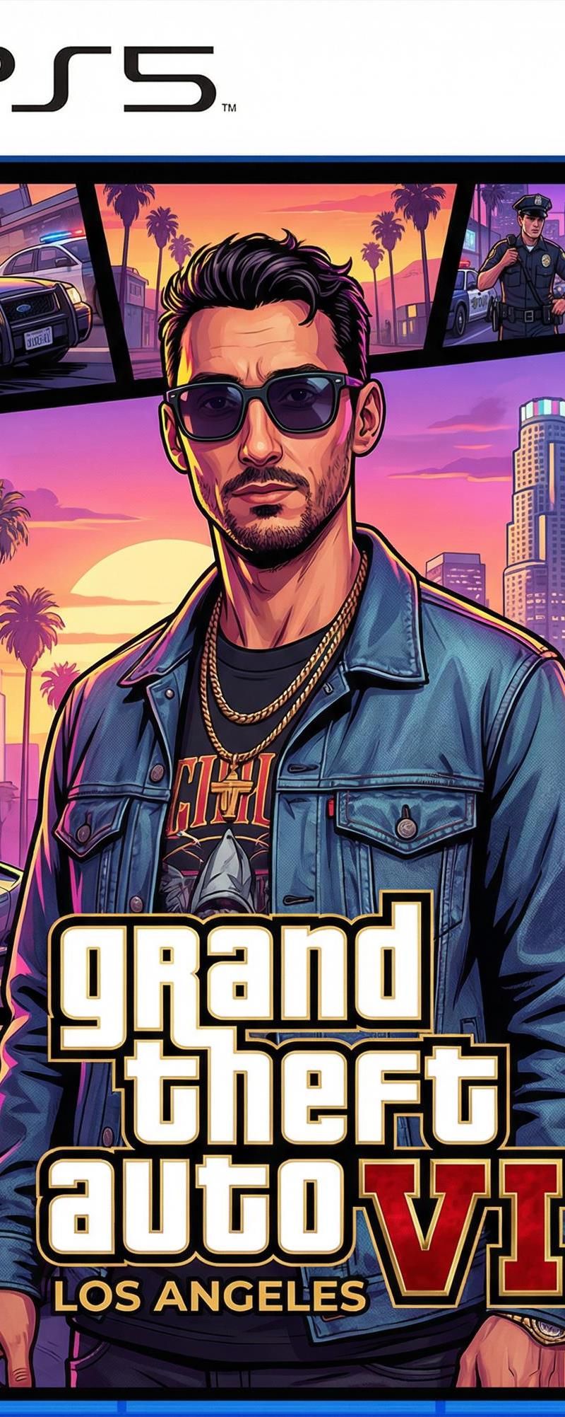 等待GTA VI之际,为何不自己设计一张游戏封面?