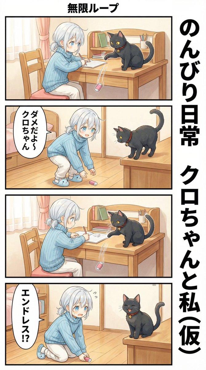 クロちゃん楽しそう