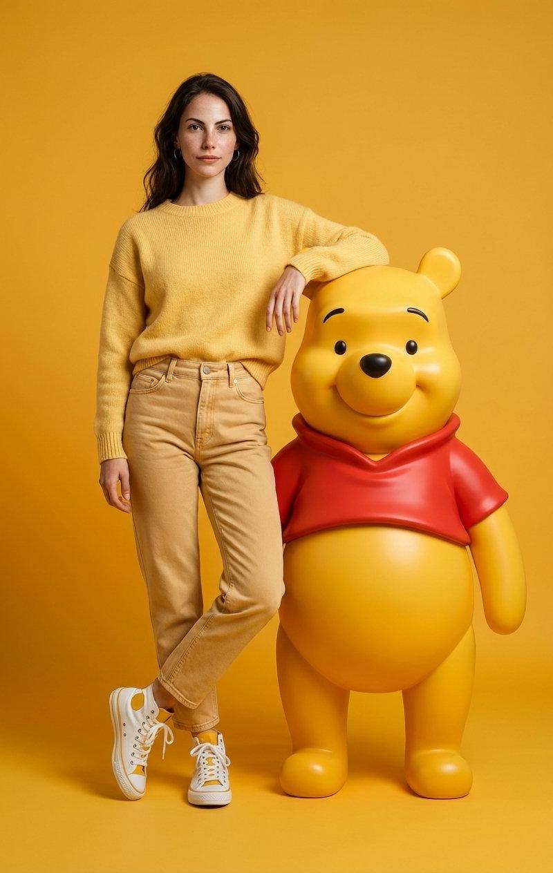 可爱造型🍯:Winnie-the-Pooh主题时尚摄影
