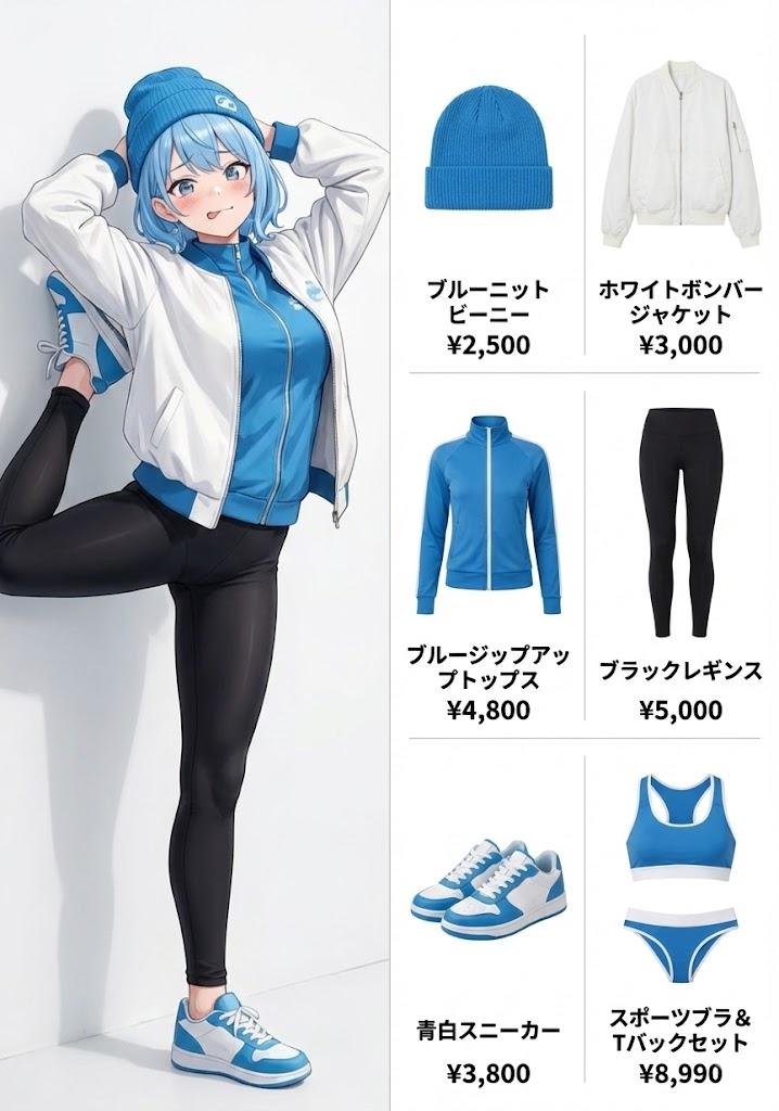 OOTD(今日のコーデ)ファッション図解