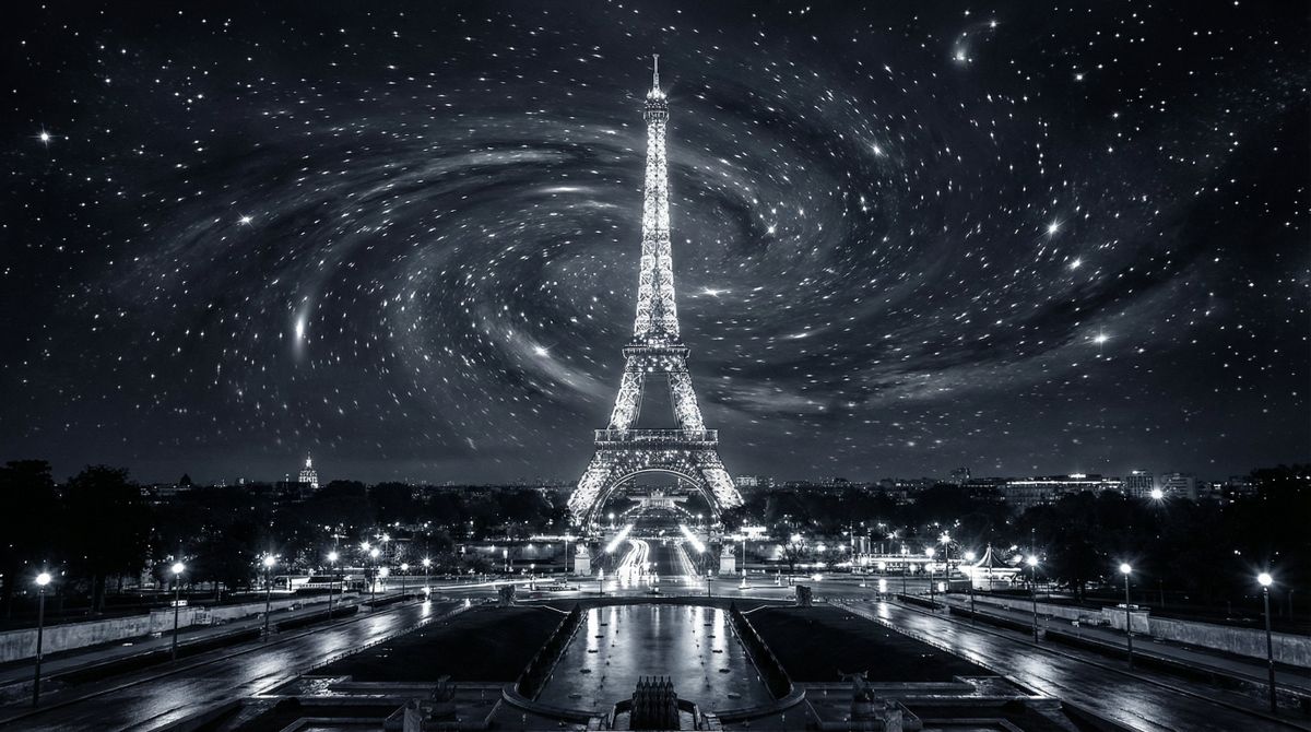 梦幻巴黎夜景