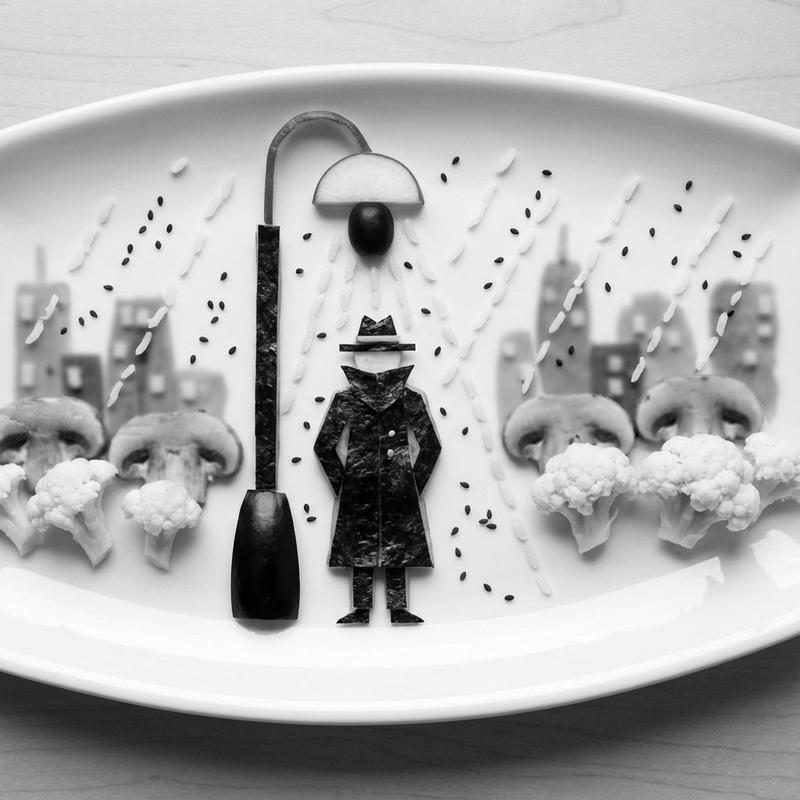 尝试新食物艺术创意