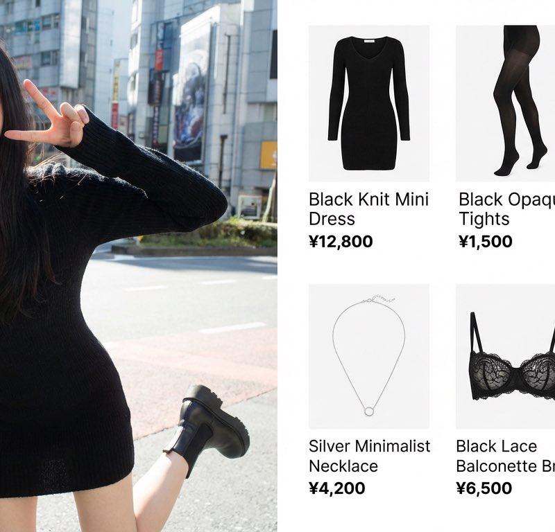 OOTD（今日のコーデ）ファッション図解