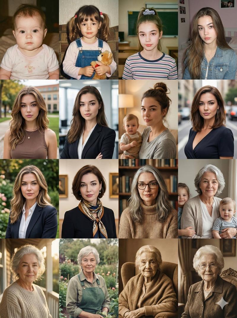 女性一生阶段系列