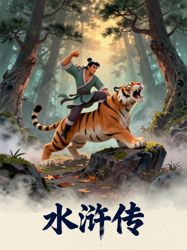 《四大名著》经典场景生成,Z-Image-Turbo效果惊艳