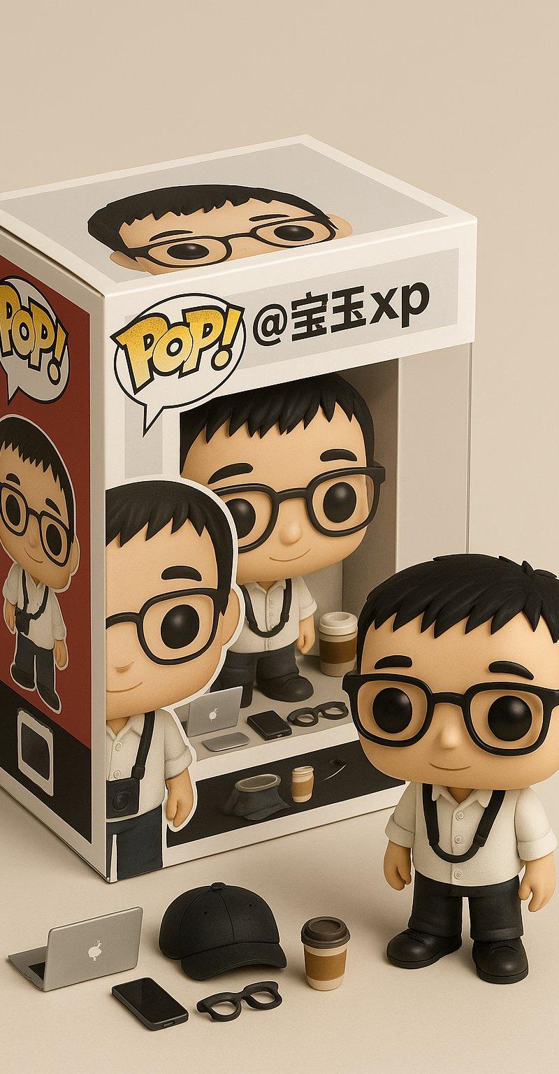 Funko Pop 公仔包装盒风格