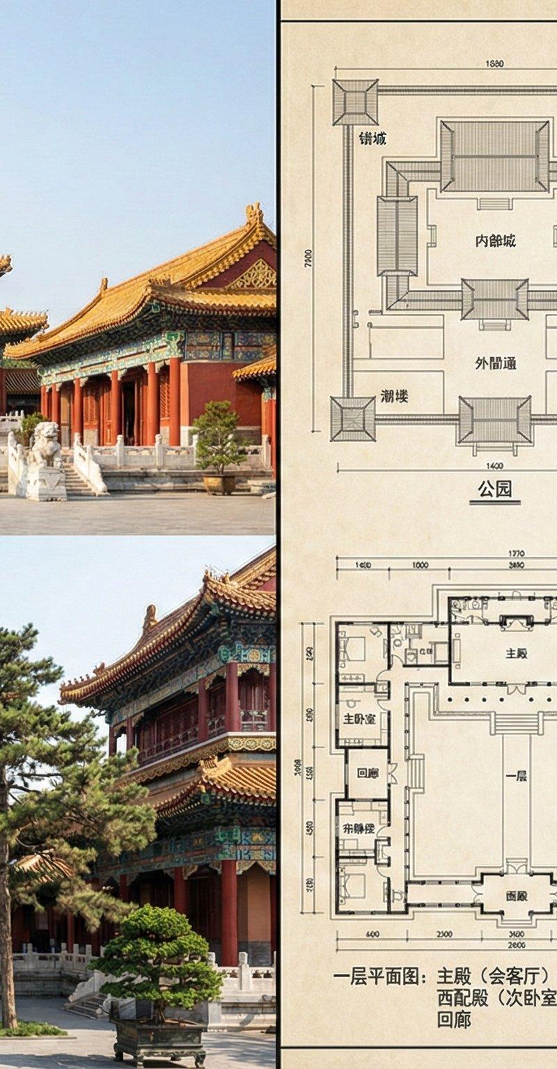 谷歌采集紫禁城数据与设计图纸