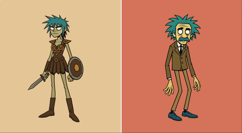 Gorillaz风格角色