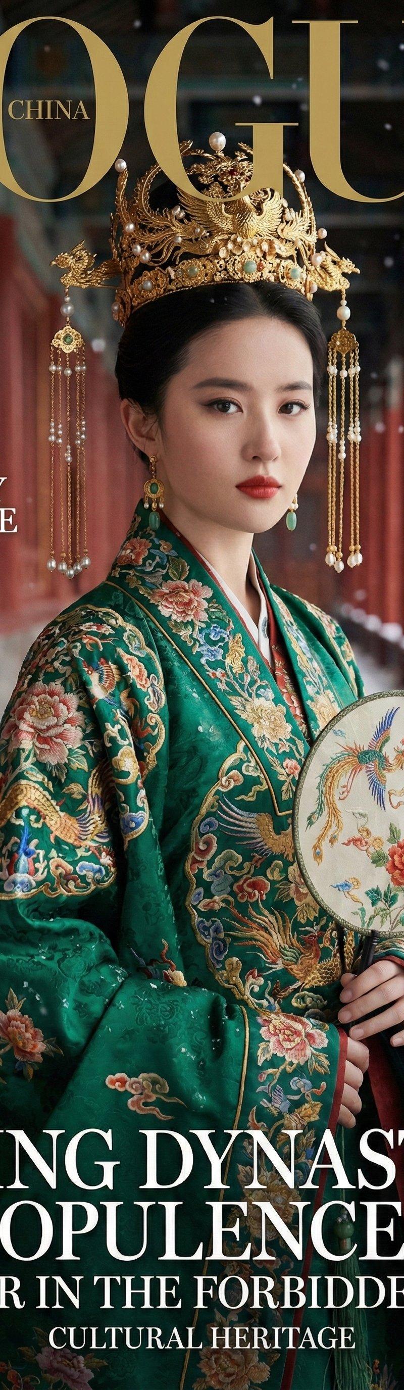 故宫汉服时尚杂志封面