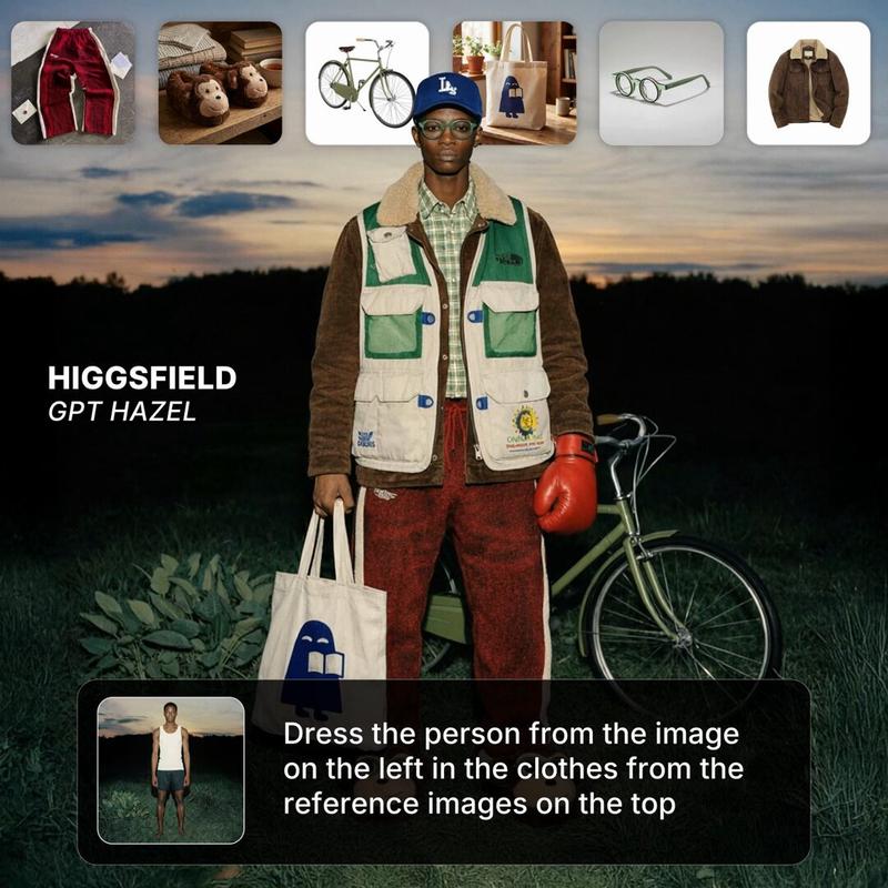 Higgsfield AI虚拟试穿与概念视频生成
