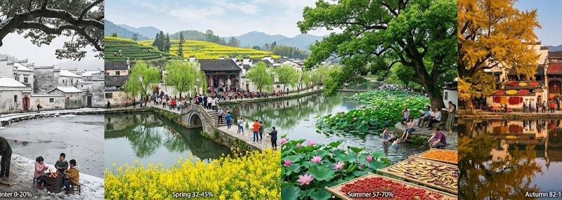徽州四季田园诗：超现实主义时光流转艺术