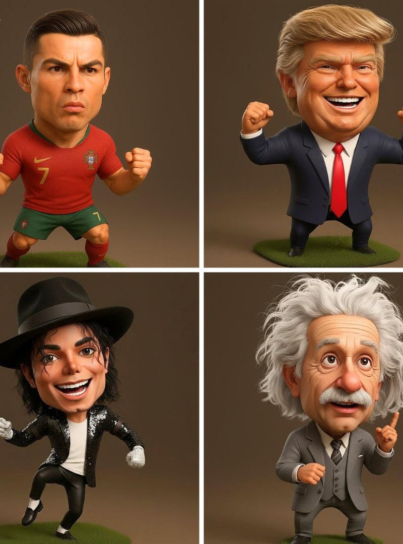 超写实3D漫画肖像