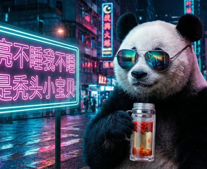 月亮不睡我不睡