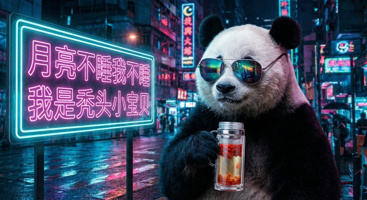 月亮不睡我不睡