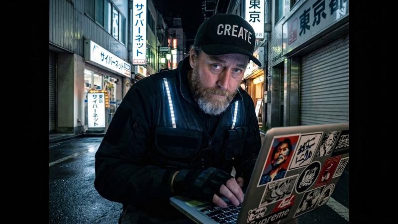 瞬间穿梭至任何地点——我的东京夜行黑客形象