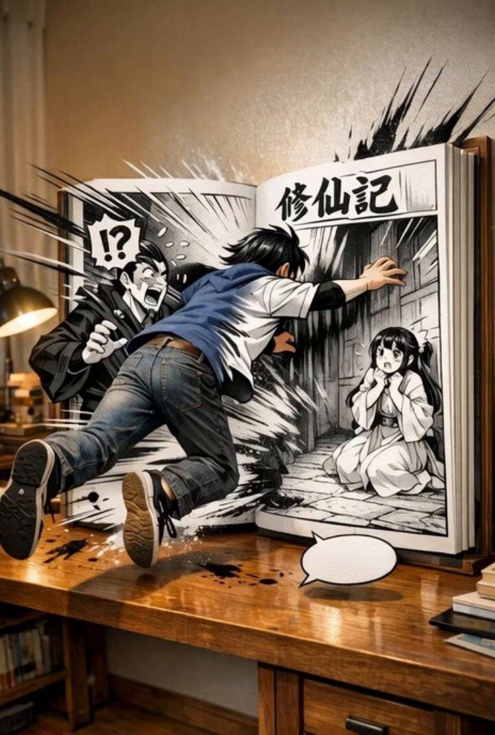 跳进漫画书