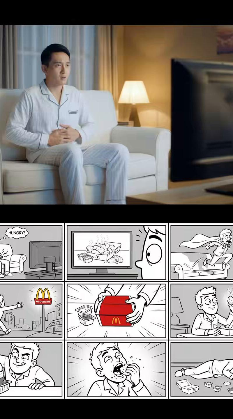 麦当劳广告制作流程分享