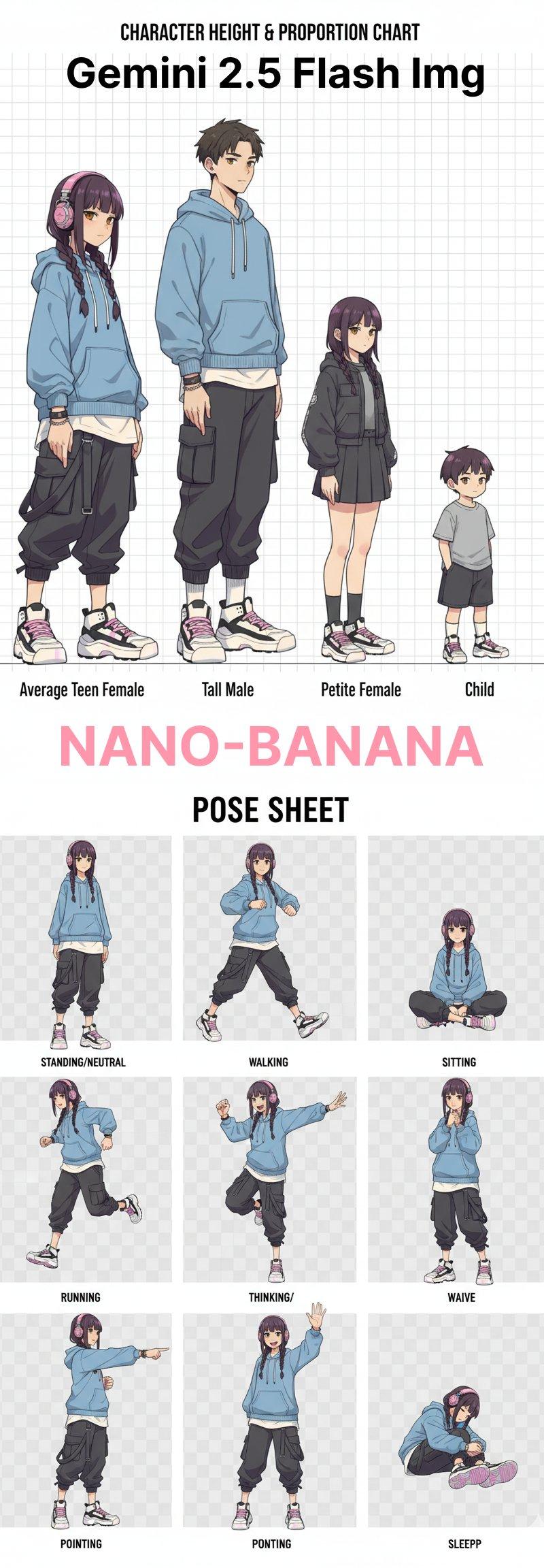 卧槽了!nano-banana 一句话生成角色设定/故事书!