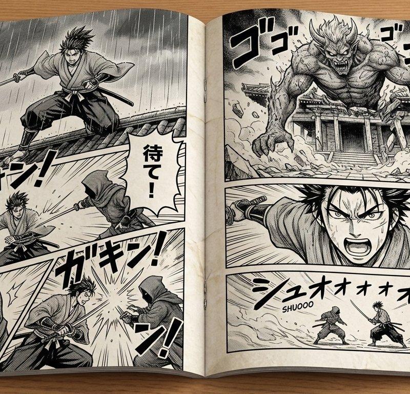 Nano香蕉Pro/2：打造逼真双页漫画杂志