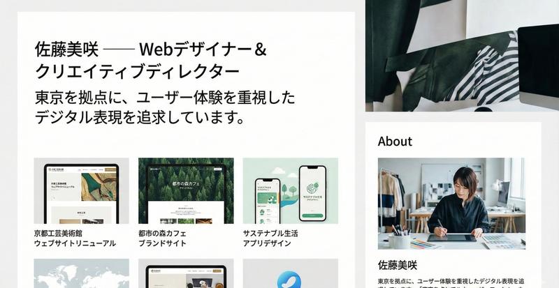 Nano Banana Pro：一击制作虚构Web设计师的Portfolio图像
