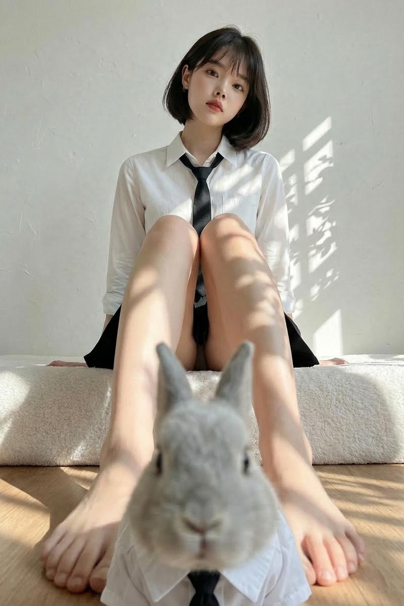 纳米香蕉Pro：兔子也穿同样的衣服