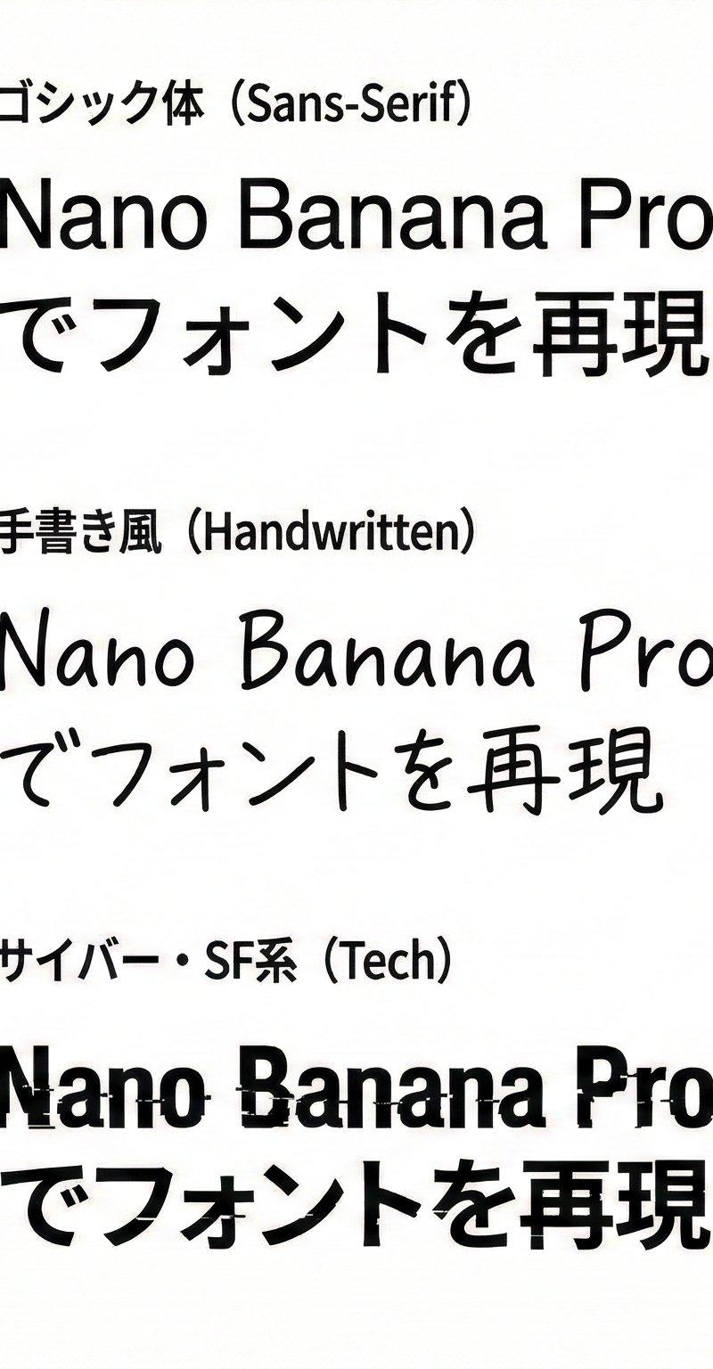 Nano Banana Pro 文字制御分析