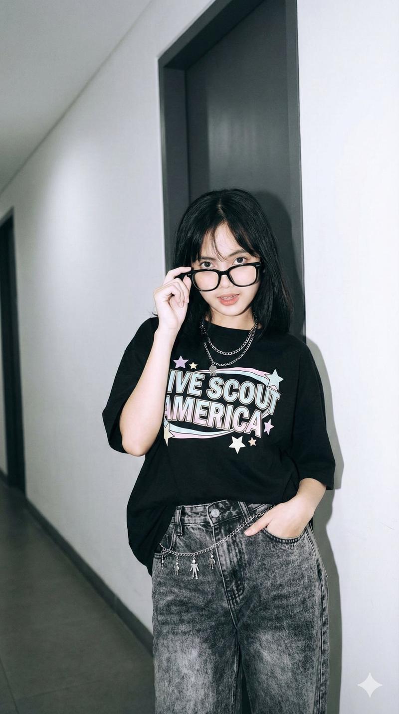 Nano Banana Pro - Wanita Muda Streetwear Y2K