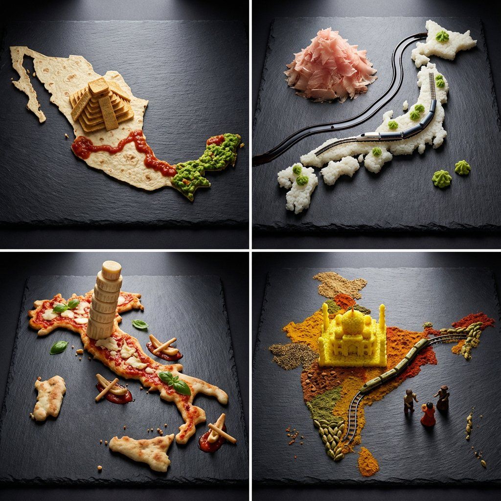 国家美食拼图