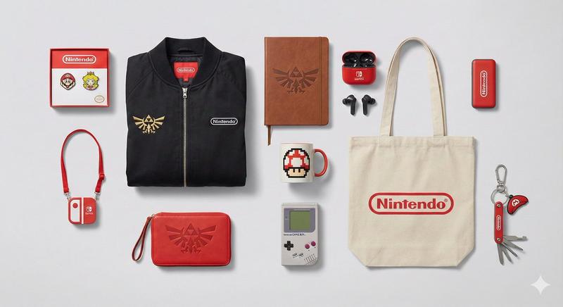 Nintendo品牌周边产品展示