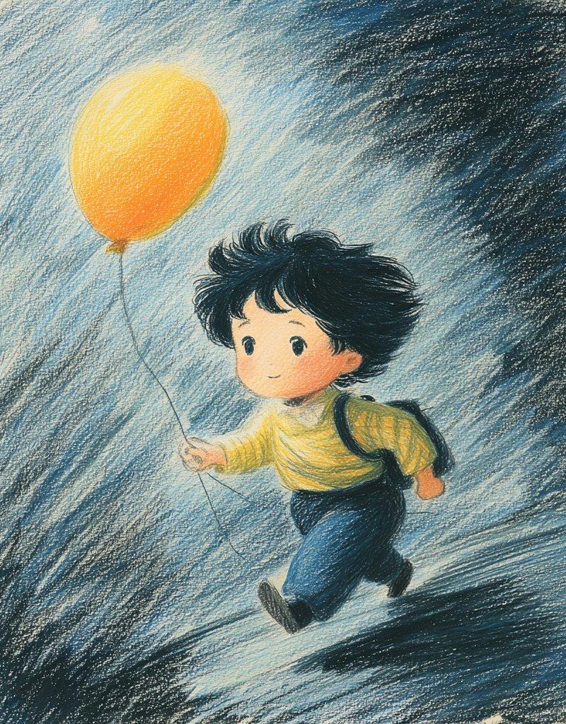 怀旧儿童插画风格
