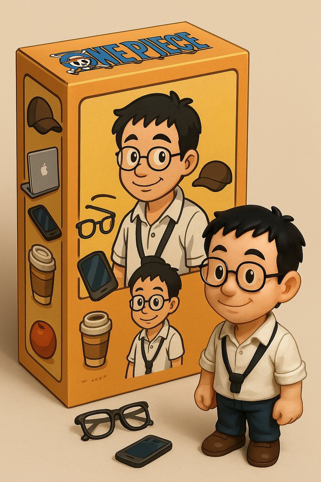 《海贼王》动漫主题手办包装盒风格半身/全身照片