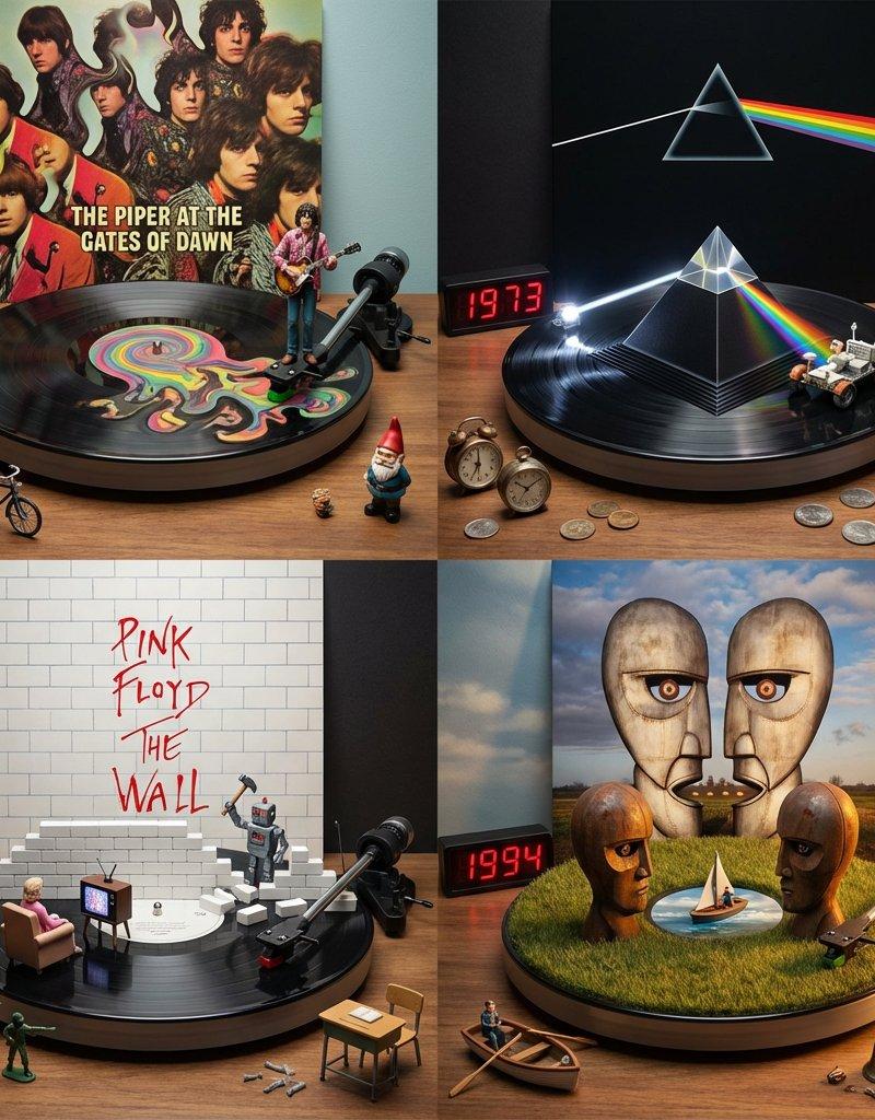Pink Floyd:不同时代专辑视觉演绎