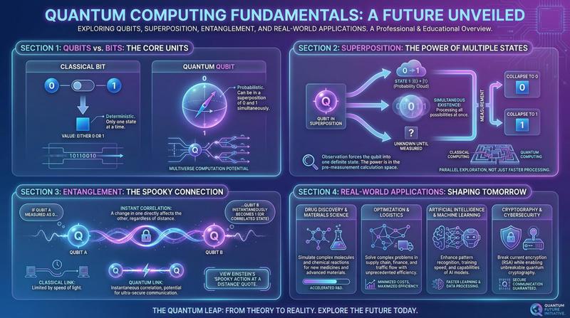 量子计算基础信息图
