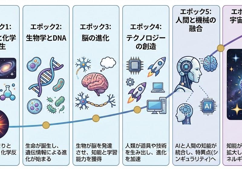 雷·库兹韦尔「六个时代」理论日本语解说