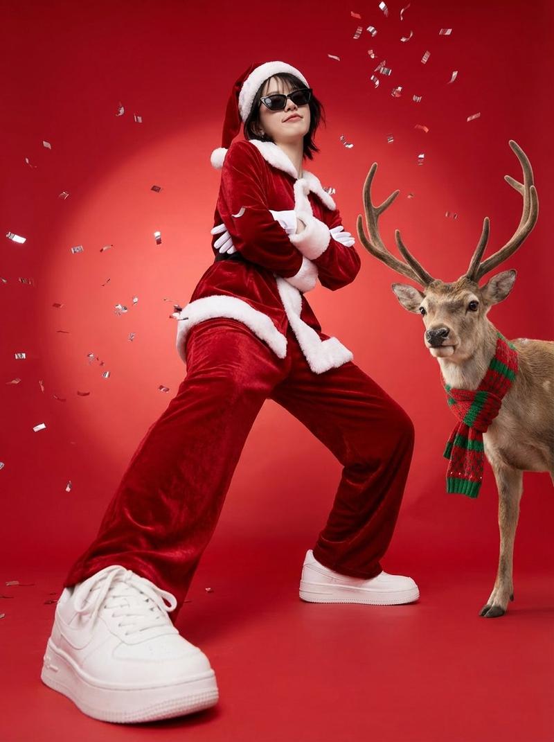 Sassy Santa Poster Design