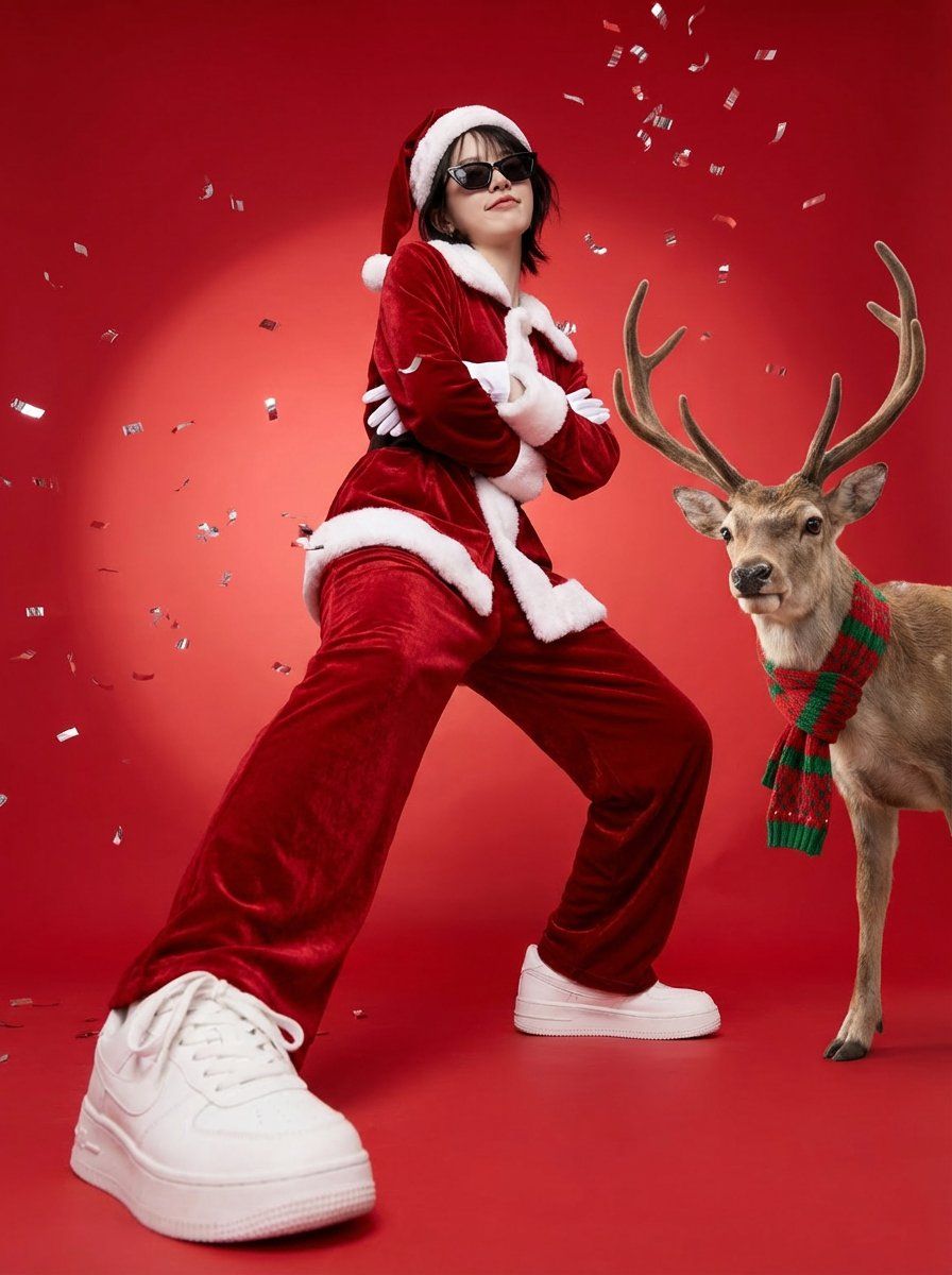 Sassy Santa Poster Design