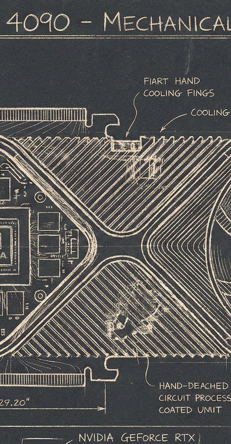 Sgraffito 机械蓝图 NVIDIA 4090 显卡