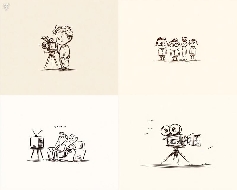 简洁手绘风格草图
