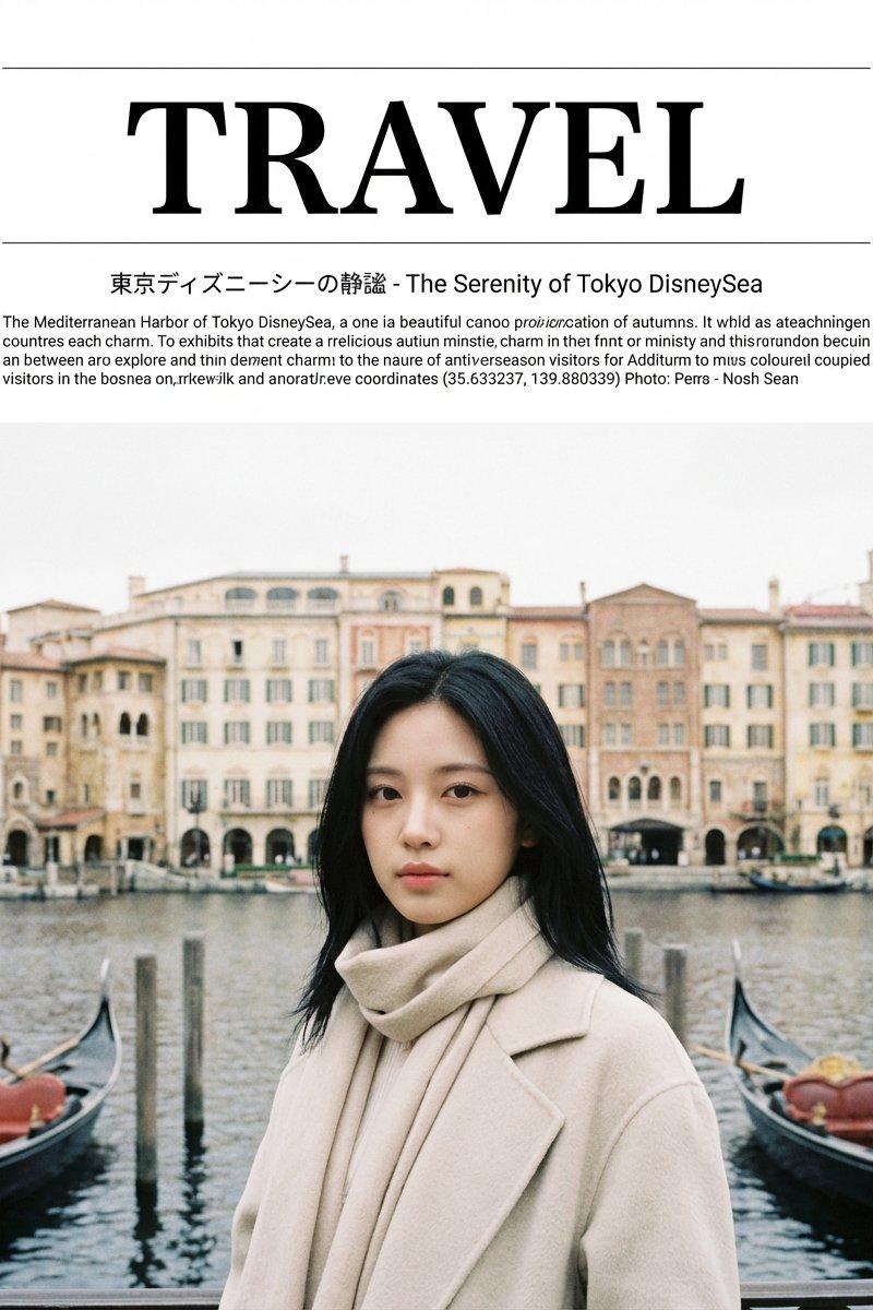 指定キャラクターの旅行写真集：日本雑誌特集ページ
