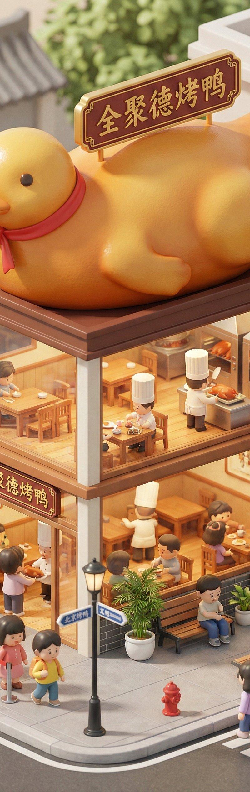 星巴克3D迷你概念店：充满奇趣的城市微缩景观