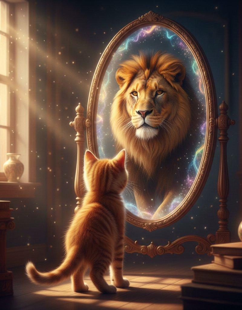 现实与内在精神的奇幻魔镜:象征性的电影般转变