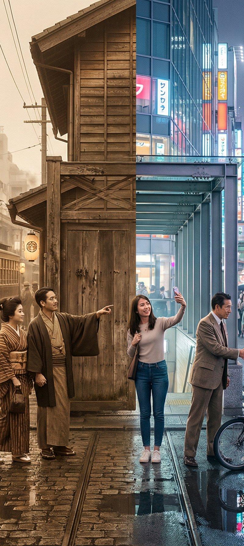 东京城市穿越时空:1920年代与现代交融