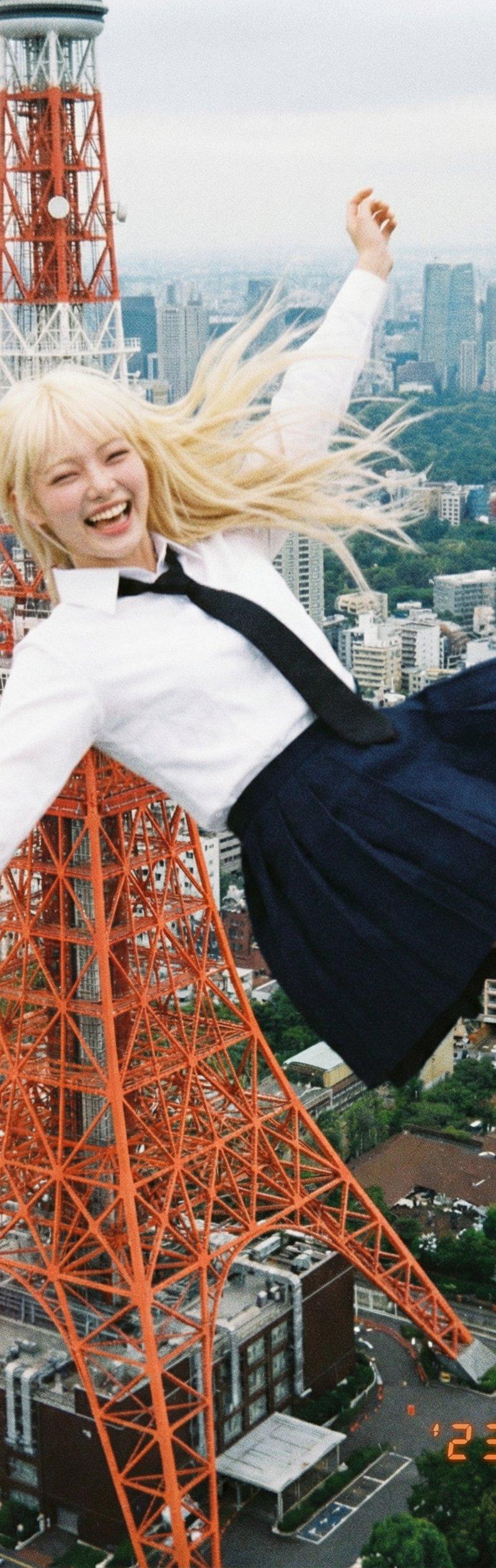 東京塔上空早晨问候✨